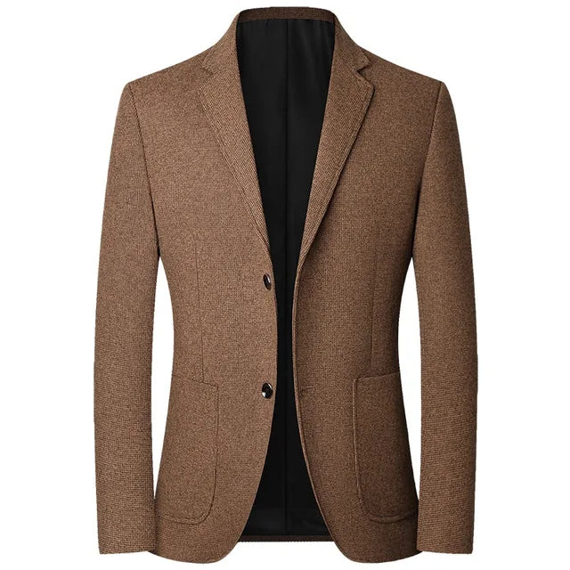 GUSTAVUS - Herrars Slim Fit Ullblazer för Affärs-Casual-Klädsel