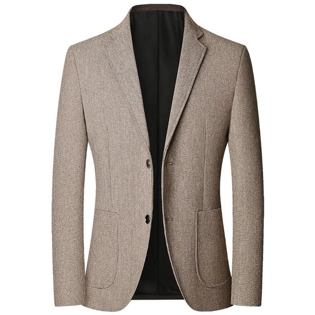 GUSTAVUS - Herrars Slim Fit Ullblazer för Affärs-Casual-Klädsel