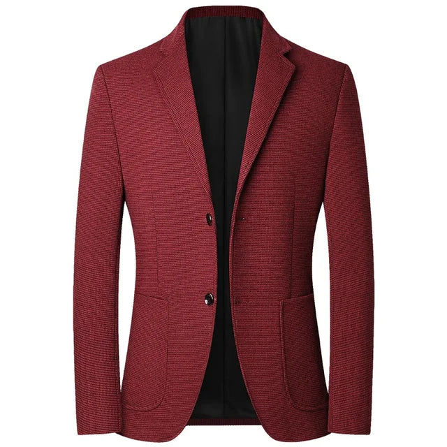 GUSTAVUS - Herrars Slim Fit Ullblazer för Affärs-Casual-Klädsel