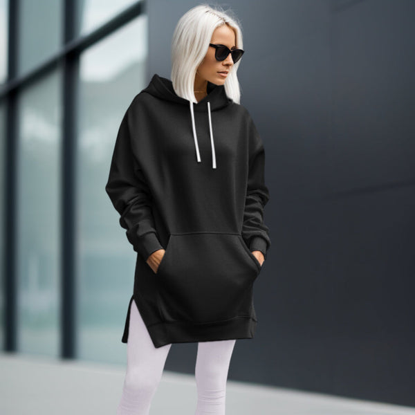 LYDIA - Mysig oversized hoodie klänning