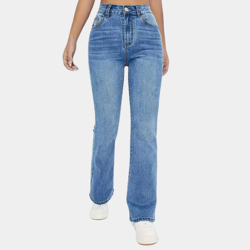 ZOEY - Tvättade Denim Jeans