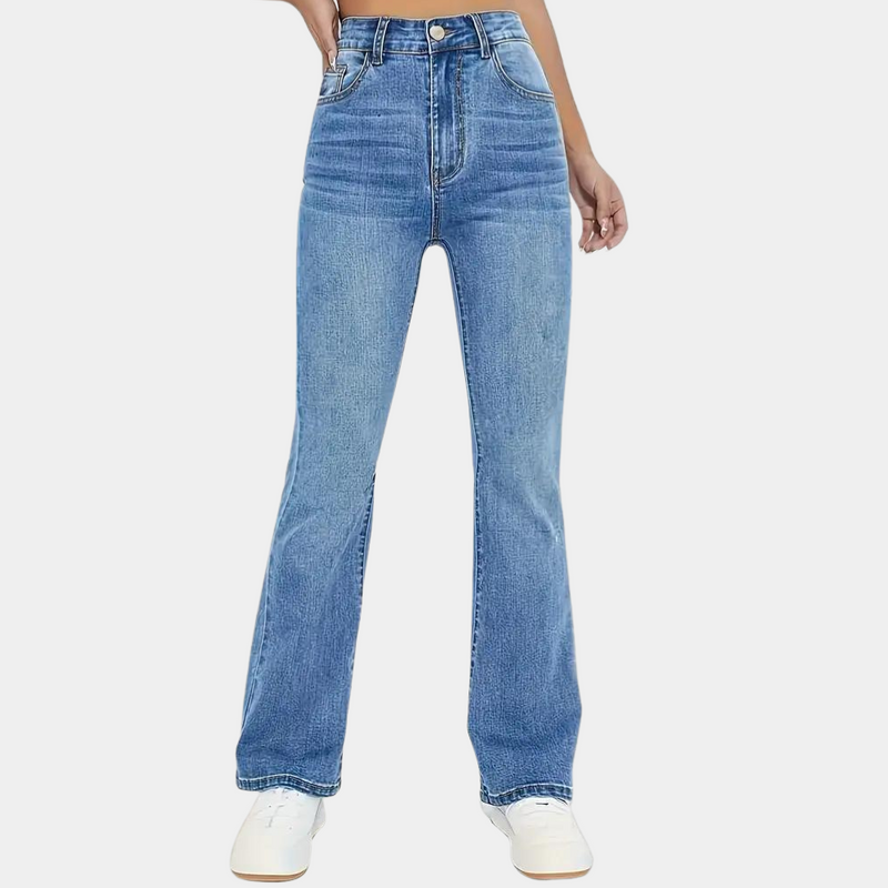 ZOEY - Tvättade Denim Jeans