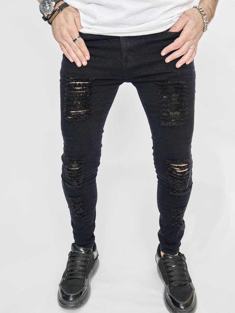 LENNART - Herr Skinny Jeans med Revor