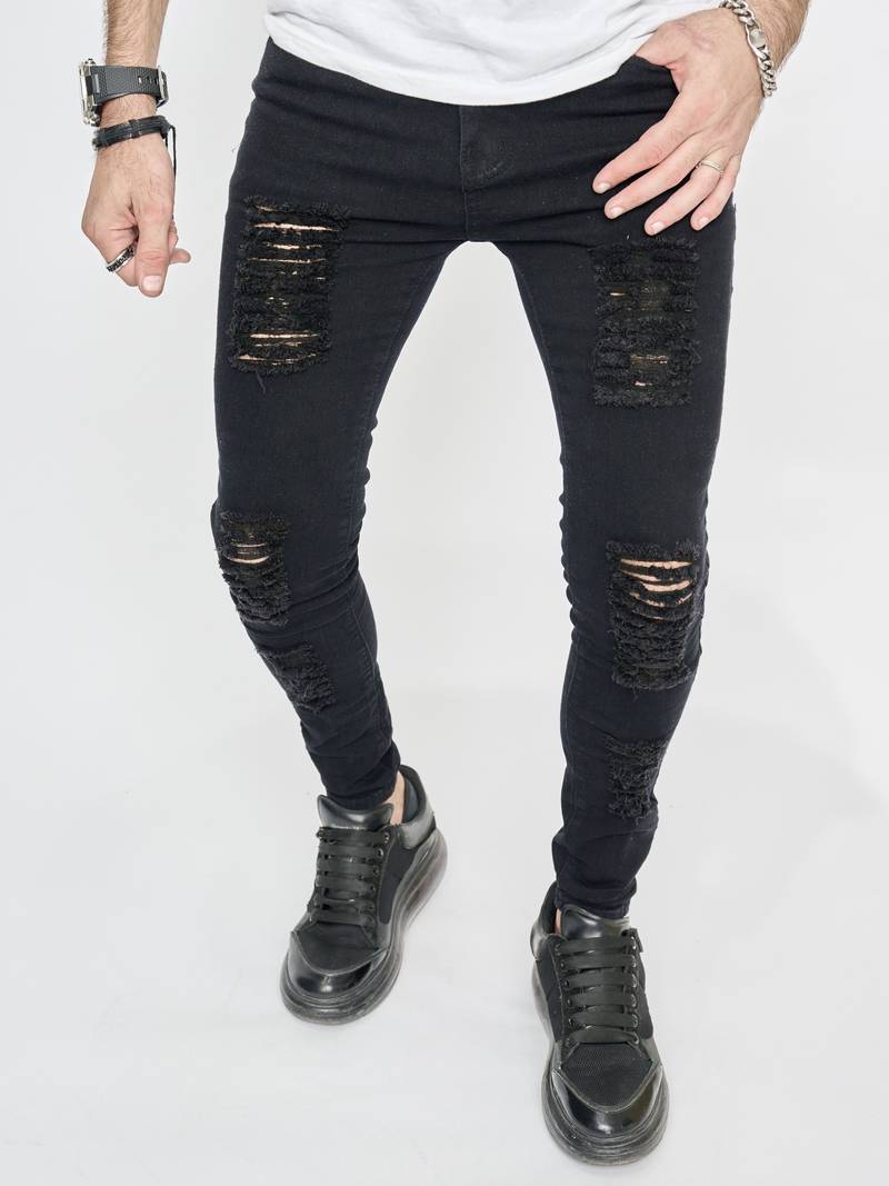 LENNART - Herr Skinny Jeans med Revor