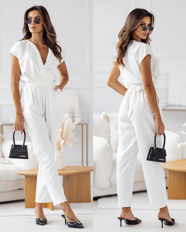 ANNA - Sommar Kontor Jumpsuit