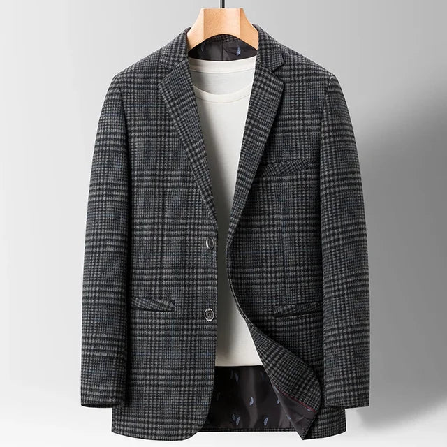 ERLAND - Herrars Britisk Stil Smart Fit Casual Enradig Blazer