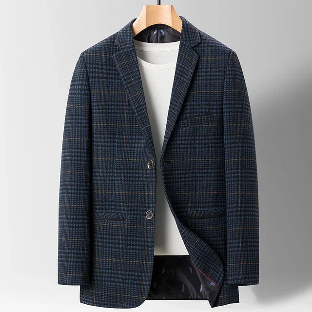 ERLAND - Herrars Britisk Stil Smart Fit Casual Enradig Blazer