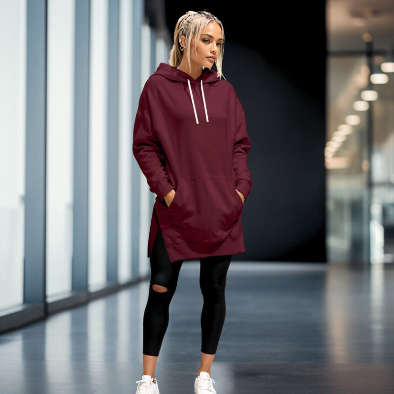 LYDIA - Mysig oversized hoodie klänning