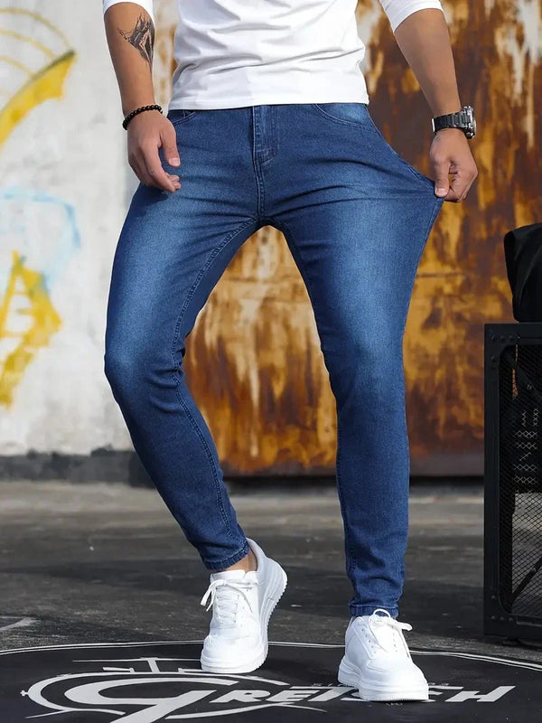 XAVIER - Herr Retro Stretch Jeans