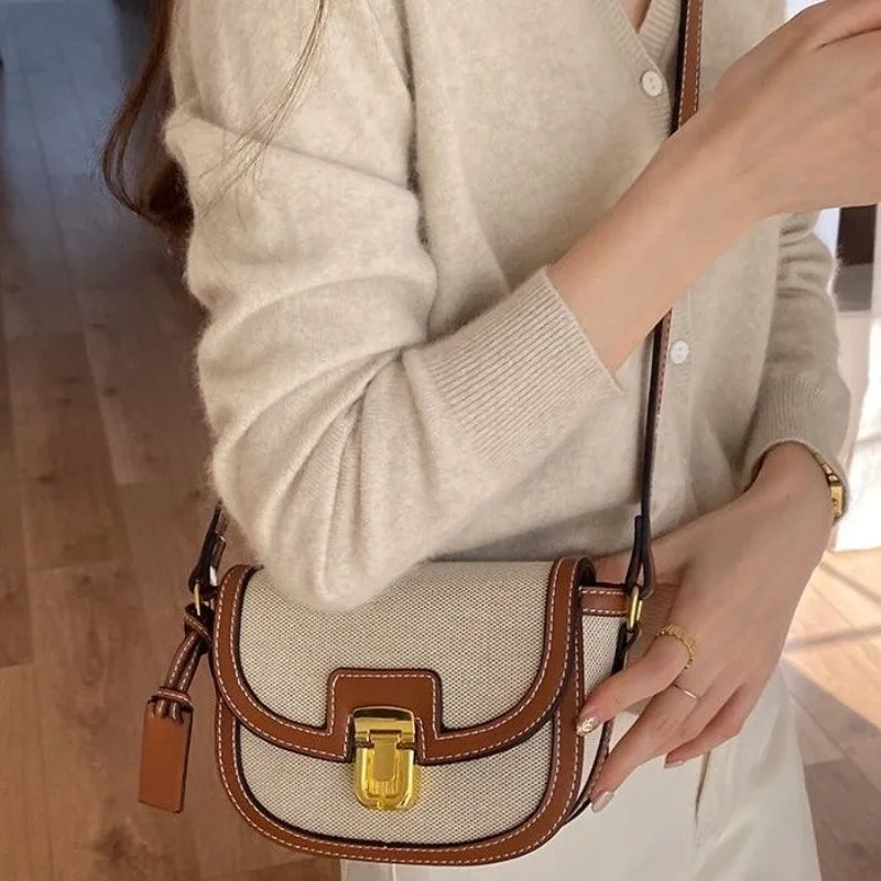 MARTYNA - Stil Canvas Crossbody-väska