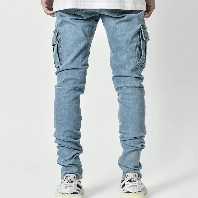 TIBOR - Moderna Multi-Fickor Jeans