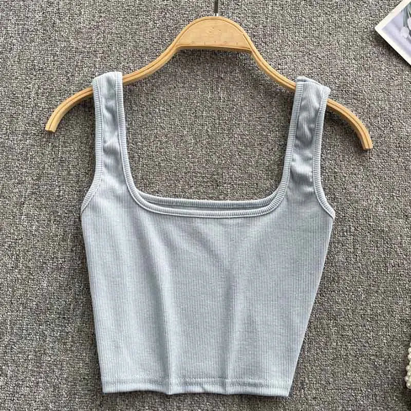 MAYA - Sexig Sommar Crop Tanktop