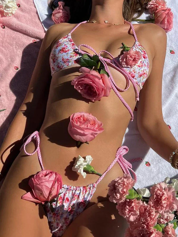 ARIA - Blomtryck Bikini-Set