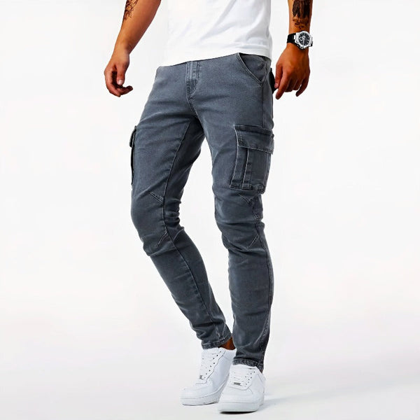 OSCAR - Herrarnas Stretch Cargo Jeans