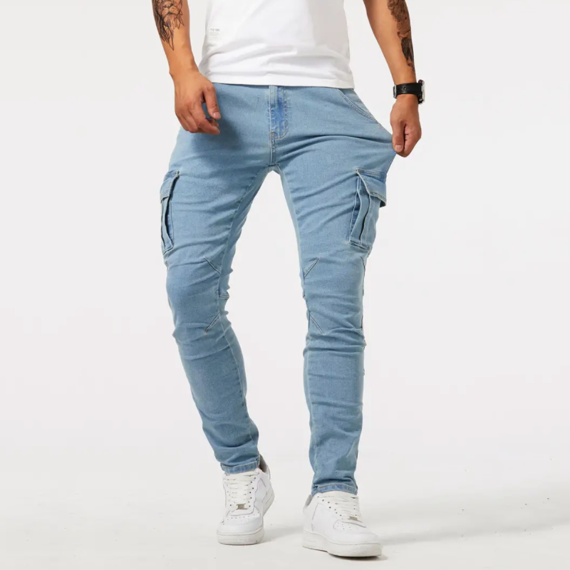 OSCAR - Herrarnas Stretch Cargo Jeans