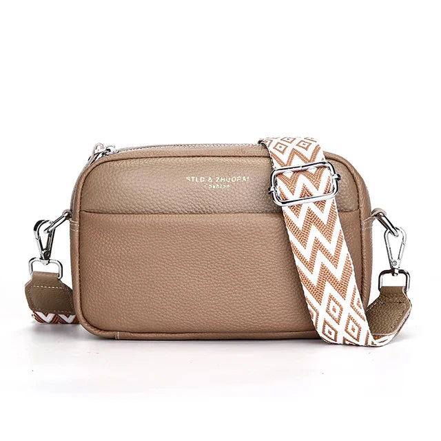 BASIA - Läder Crossbody Handväska