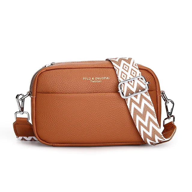 BASIA - Läder Crossbody Handväska