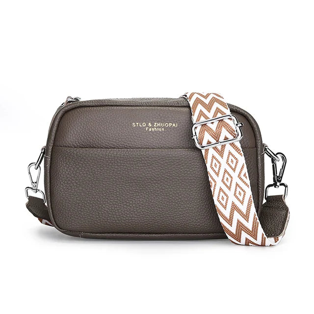 BASIA - Läder Crossbody Handväska