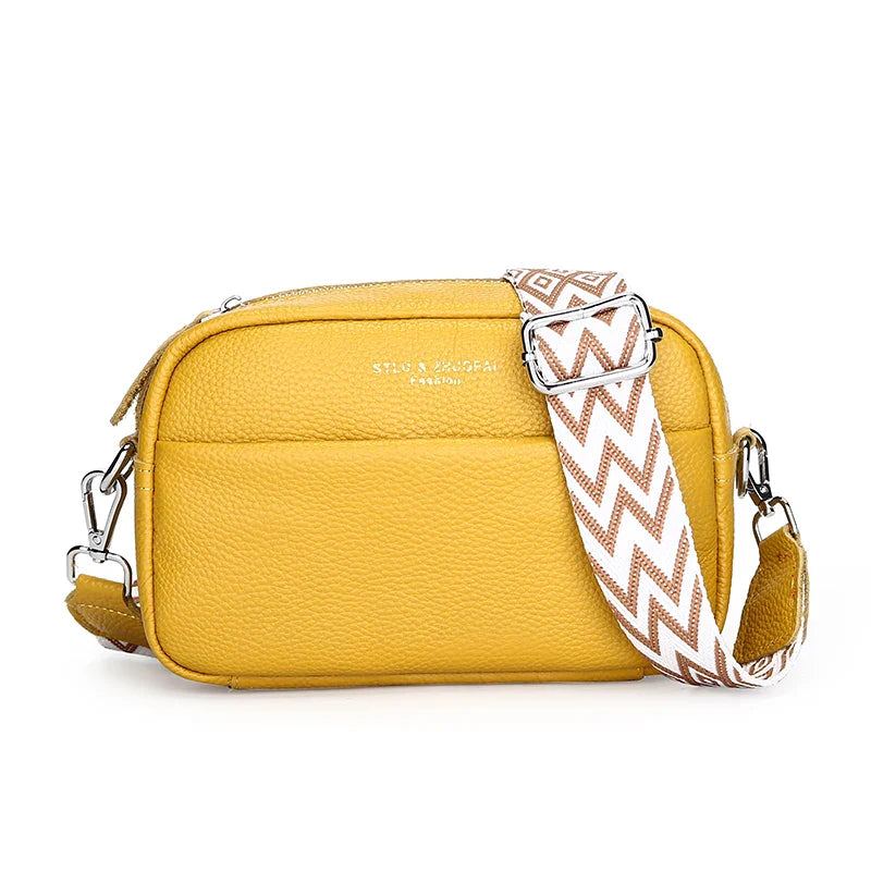 BASIA - Läder Crossbody Handväska