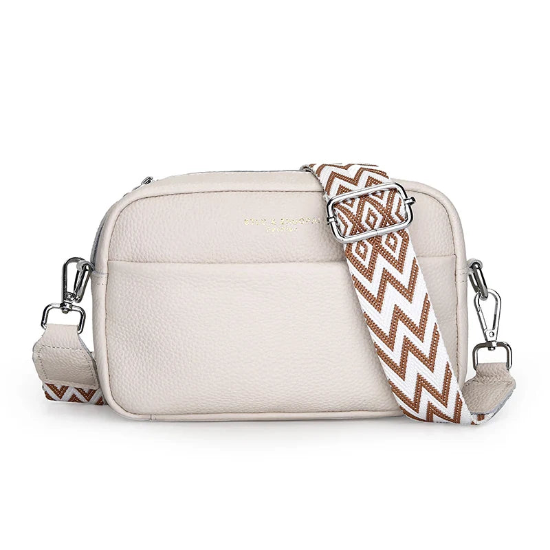 BASIA - Läder Crossbody Handväska