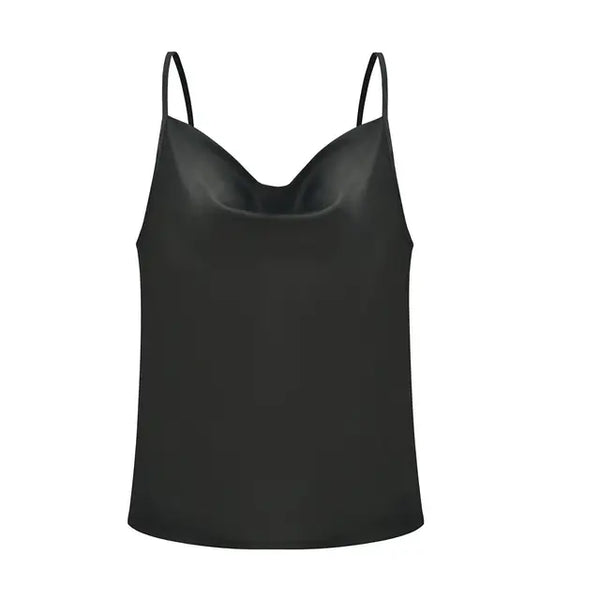 KRISTI - Dam Sommar Silkeslik Satin Camisole