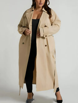 KRISTA - Dam Trenchcoat med slagkrage