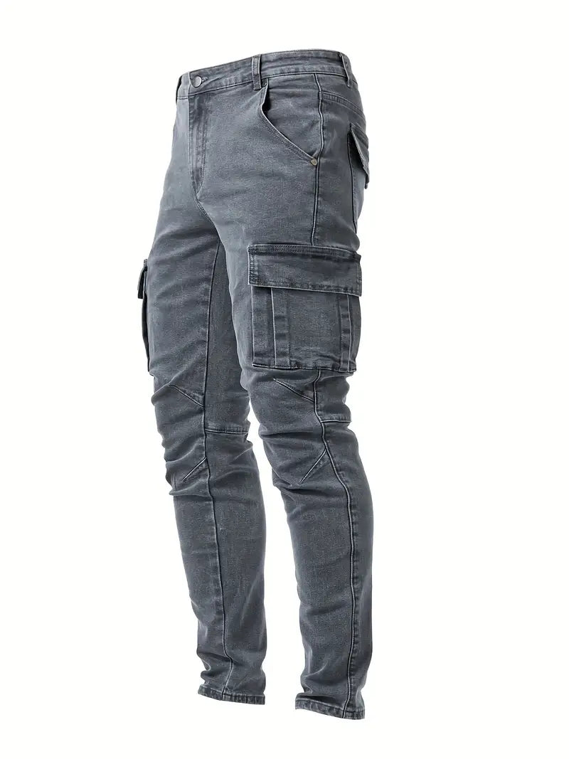 OSCAR - Herrarnas Stretch Cargo Jeans